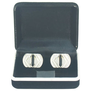 B19 Cufflinks by Polanni for Men - W 2.2 x L 1.6 CM Cufflinks
